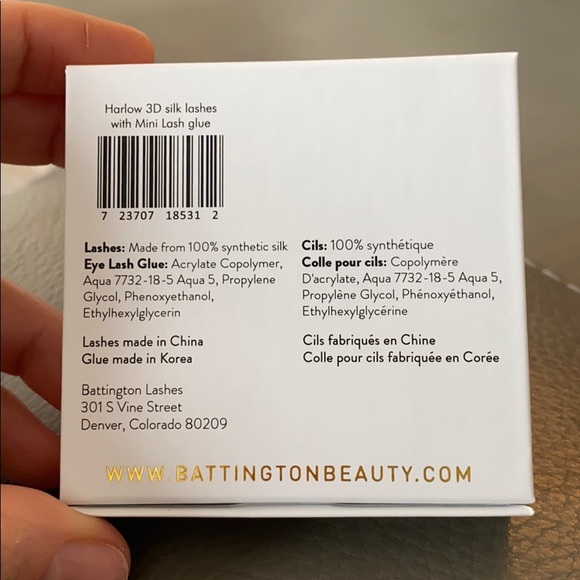 Battington 3D Harlow silk false lashes - Picture 5 of 5